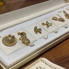 宝石 ブローチの画像