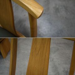 ≪yt1768ジ≫ [2脚セット] karimoku/カリモク家具 回転ダイニングチェア GA5257 大円卓シリーズ/回転椅子/和風/中古家具/宮城県仙台市 70111-14の画像