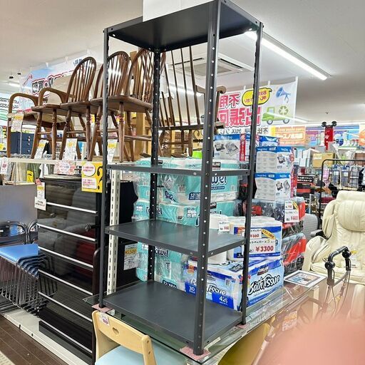 スチール棚 事務用品 収納家具 4段