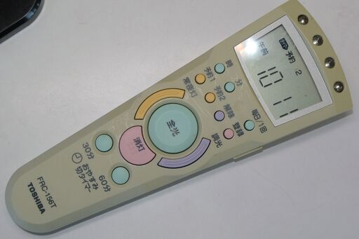 ★照明リモコン★TOSHIBA 東芝 FRC-156T ホルダー無 中古
