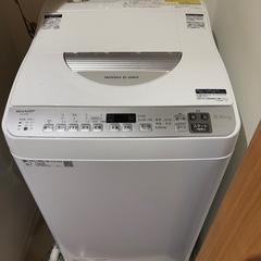 SHARP 全自動洗濯機 5.5kg 2021年製 ES-TX5F-S 