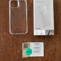 きれいなESRのiphone15用耐衝撃クリアケース売ります