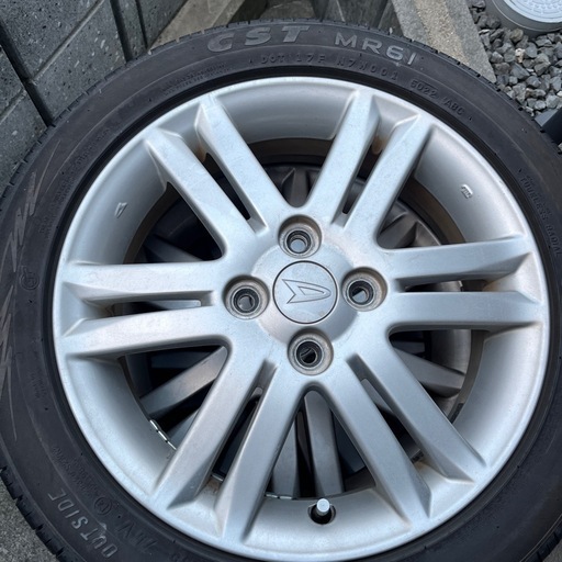 165/55R15タイヤ４本　ダイハツ純正アルミタイヤ