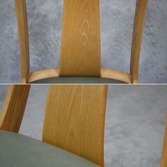≪yt1769ジ≫ karimoku/カリモク家具 回転ダイニングチェア GA5257 大円卓シリーズ/回転椅子/和風デザイン GA5257SN 中古家具/宮城県仙台市 70111-15の画像