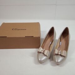 LD prime エルディープライム パンプス M シルバーベージュ 