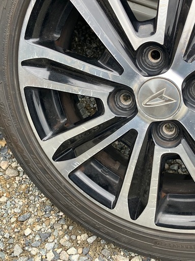 バリ溝　夏タイヤ　ホイール4本セット　165/55/R15　2023年製造