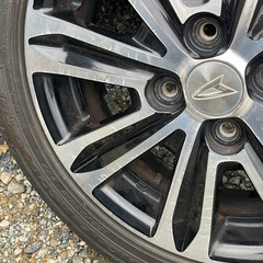 バリ溝　夏タイヤ　ホイール4本セット　165/55/R15　2023年製造 の画像