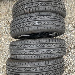 バリ溝　夏タイヤ　ホイール4本セット　165/55/R15　2023年製造 の画像