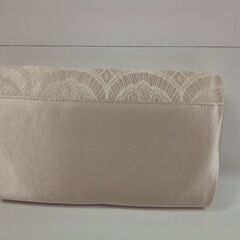 Rew de Rew ルゥデルゥ 2wayバッグ ショルダーバッグ クラッチバッグ ピンクベージュの画像