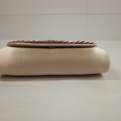 Rew de Rew ルゥデルゥ 2wayバッグ ショルダーバッグ クラッチバッグ ピンクベージュの画像