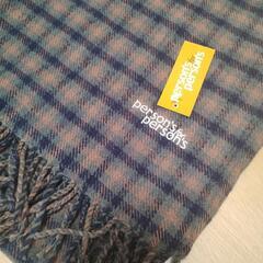 新品タグ付き PERSON'S パーソンズ チェック柄  マフラー の画像