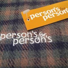 新品タグ付き PERSON'S パーソンズ チェック柄  マフラー の画像