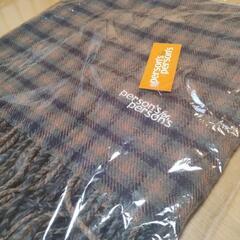 新品タグ付き PERSON'S パーソンズ チェック柄  マフラー の画像