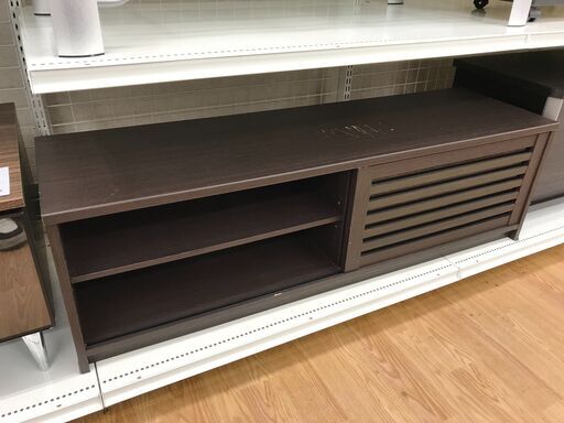 ★ジモティ割あり★  テレビボード ダークブラウン H36×W119×D34 クリーニング済み KJ7755