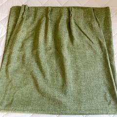 決まりました！ニトリ  NITORI カーテン　２枚セット　グリーンの画像