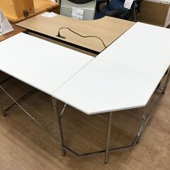 ★ジモティ割あり★ ニトリ L字デスク ホワイト H72×W12...