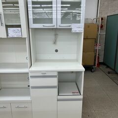 ★ジモティ割あり★  レンジボード 白 H195.2×D51×W...