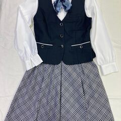 【事務服s】9号4点セット/制服セット/スーツセット/スカート/...