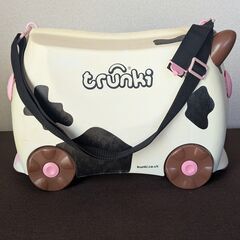 【TRUNKI】乗って遊べる子供用4輪トランクのトランキ （キッ...