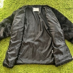 【美品】 ifuru イフルフェイクファージャケット ブルゾンの画像