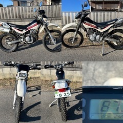 ⭐️自賠責R10.1⭐️スーパーシェルパ250⭐️プラグ・フルードなど新品交換で快調⭐️オフロード250ccバイク⭐️の画像