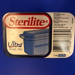 Sterilite コンテナ　収納ケース　ストッカー 38L トランクカーゴ 収納ボックス 収納 アウトドア コンテナボックス スタッキングボックス スタッキング キャンプ キャンプ用品 蓋付き 釣り の画像