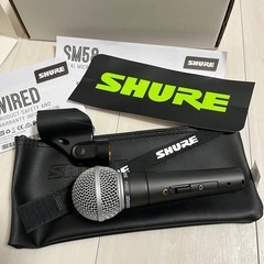 SHURE SM58 スイッチ付き　ダイナミックマイクの画像