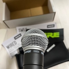 SHURE SM58 スイッチ付き　ダイナミックマイクの画像