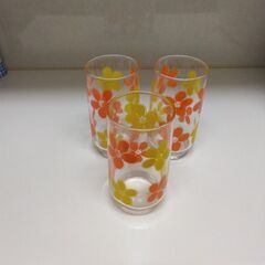 花柄コップ