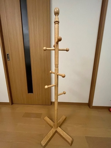木製ポールハンガー