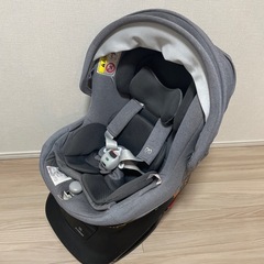 エールべべ　クルットNTノーブル　回転式チャイルドシート　サンシェード付き 