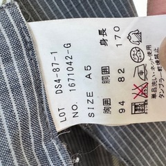 メンズスーツ👔夏服☀️2パンツA5体の画像