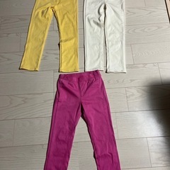 値下げ✨【UNIQLO☆新品】120cm キッズ ズボン  3着...