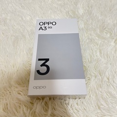 OPPO A3 5G SIMフリー ワイモバイル パープル