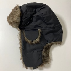 新品未使用 パイロットキャップ フライトキャップ ブラック 黒の画像