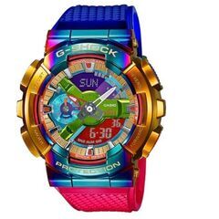 【未使用】CASIO G-SHOCK GM-110RB-2AJF 腕時計 カシオ Gショック GM-110シリーズ レインボー メタリック 生産終了 アナデジ クォーツ Y0737