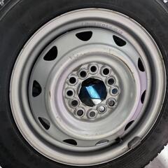 13インチ マルチPCD100. 110. 114.3 4穴 鉄チン スタッドレスの画像