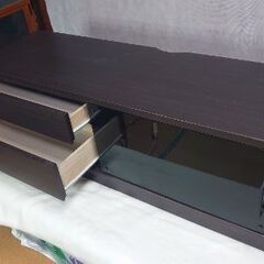 【✨超美品✨】ニトリ ローボード ジョアン2 120LB ダークブラウン 幅120cm ×奥行38cm ×高さ40cmの画像