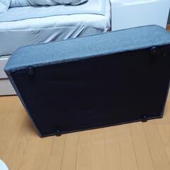 ソファ オットマン 高さ2段階 グレーの画像