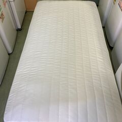 【お取引中】MUJI 無印良品 脚付きマットレス 洗えるカバー ポケットコイルシングルベッド★0102★の画像