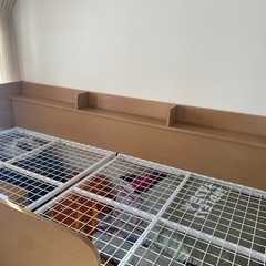 ニトリ2段ベット　学習机付き　の画像