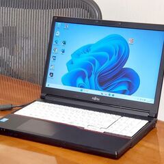 富士通15インチ【win10+win11 起動6秒 CPUスコア...