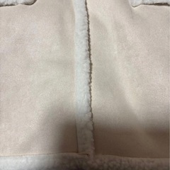 犬　服　コート　防寒着　ジャケット　モコモコ　大型犬　オシャレ　裏は総ボア　おでかけ　ムートン風の画像