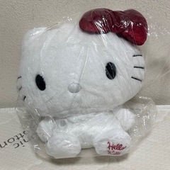 新品未開封 ハローキティ サンリオ ぬいぐるみ 大きめサイズ