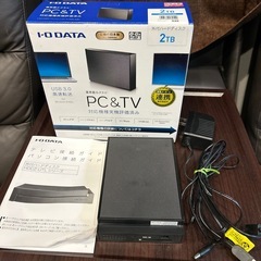 I.O DATA PC &TV２TB美品の画像