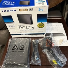 I.O DATA PC &TV２TB美品の画像