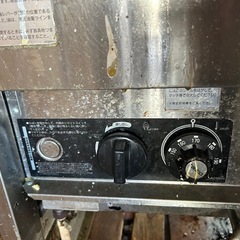 中古　都市ガス 大型二槽式フライヤー ステンレス製　引き取り可能、大阪奈良三重配達可能の画像