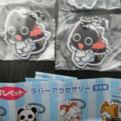 くら寿司　すしペット　ラバーアクセサリー　びっくらポン　5個まとめての画像