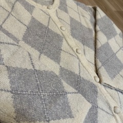 【決まりました】GU アーガイルショートカーディガンの画像