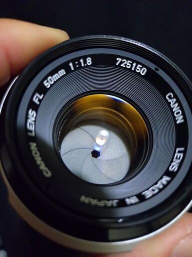奇跡の極上品　CANON LENS FL 50mm F1.8